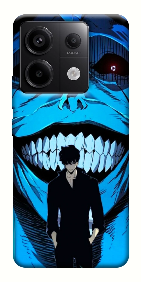 Чохол Solo leveling blue vibe для Xiaomi Redmi Note 13 Pro 4G