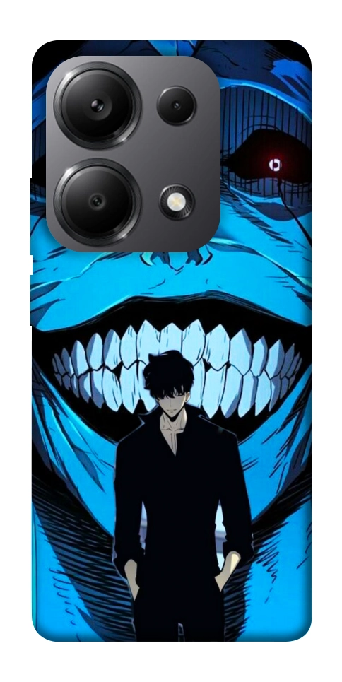 Чохол Solo leveling blue vibe для Xiaomi Redmi Note 13 Pro 5G