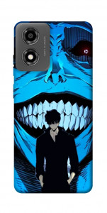 Чохол Solo leveling blue vibe для Motorola Moto E14