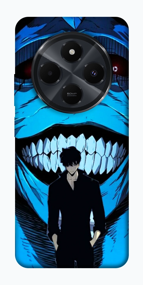 Чехол Solo leveling blue vibe для Xiaomi Redmi 14C