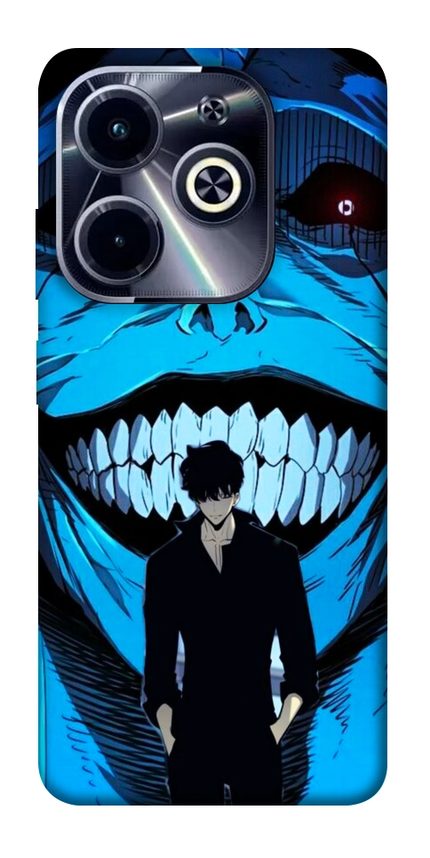 Чехол Solo leveling blue vibe для TECNO Spark Go 2024