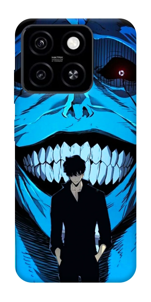Чохол Solo leveling blue vibe для ZTE Blade A55 4G