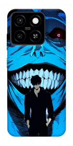 Чохол Solo leveling blue vibe для ZTE Blade A55 4G