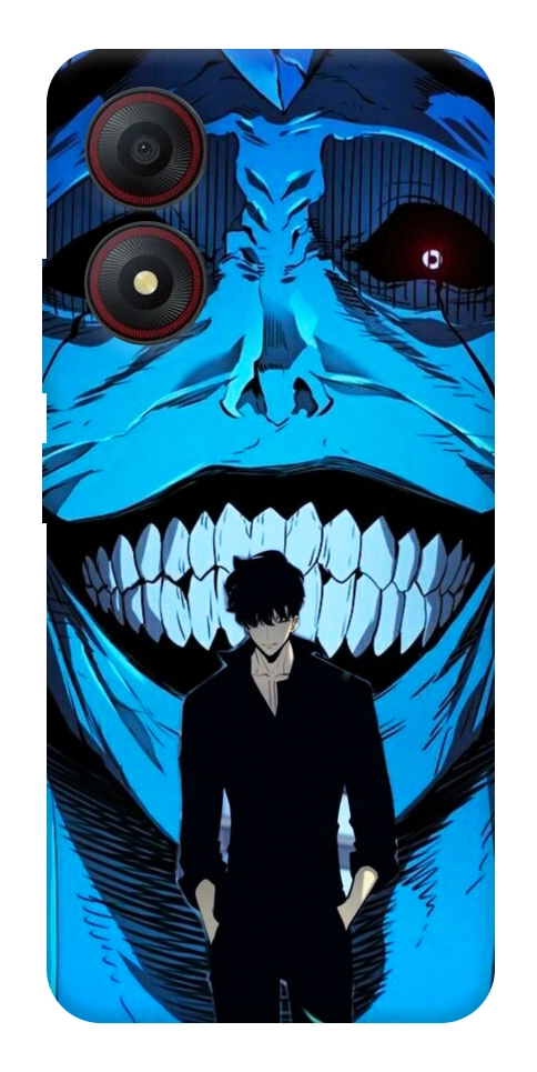 Чохол Solo leveling blue vibe для ZTE Blade A34 4G