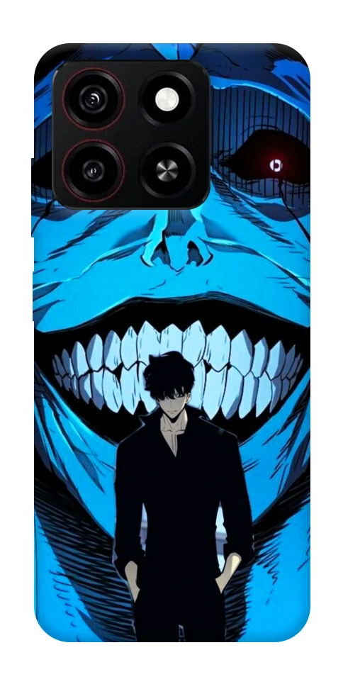 Чохол Solo leveling blue vibe для ZTE Blade A35 4G