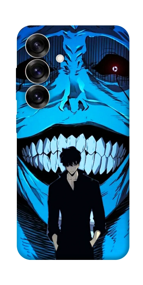 Чехол Solo leveling blue vibe для Galaxy S25