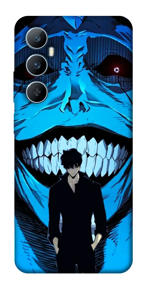 Чехол Solo leveling blue vibe для Realme C65 4G