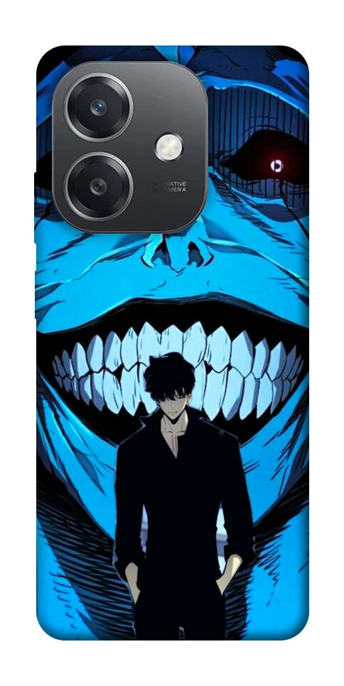 Чехол Solo leveling blue vibe для Oppo А3х 4G
