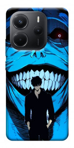 Чохол Solo leveling blue vibe для Xiaomi Redmi Note 14 4G (Int. version)