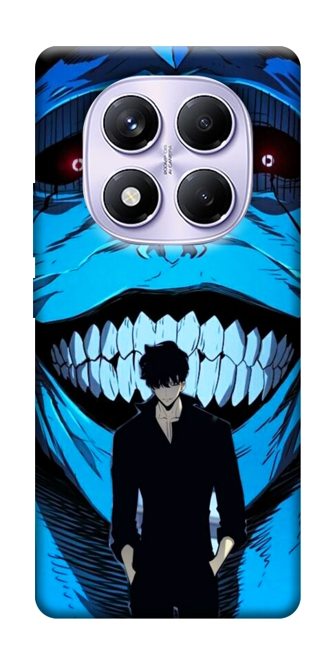 Чехол Solo leveling blue vibe для Xiaomi Poco X7