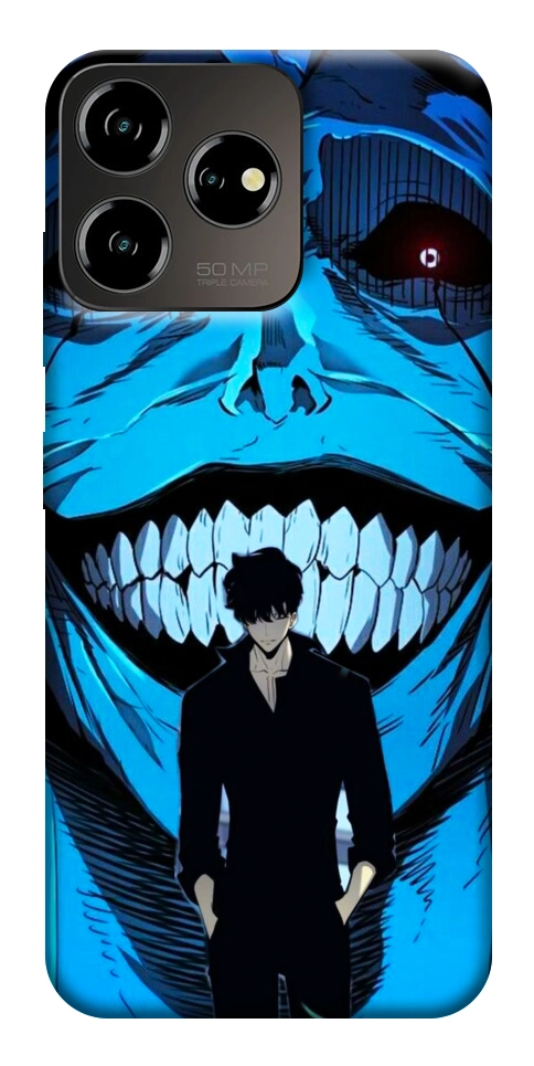 Чохол Solo leveling blue vibe для ZTE Blade V50 Design 4G