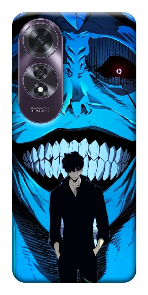 Чохол Solo leveling blue vibe для Oppo A60 4G