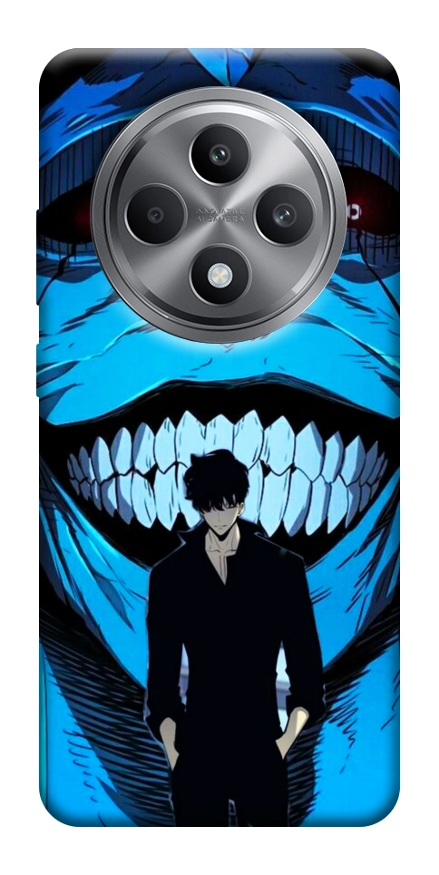 Чехол Solo leveling blue vibe для Oppo Reno 12 F 4G