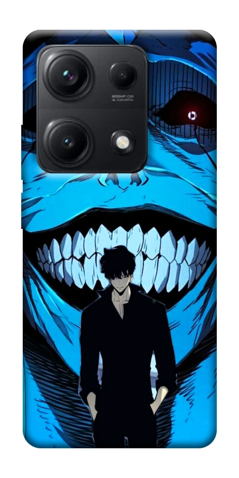 Чехол Solo leveling blue vibe для Xiaomi Redmi Note 14S