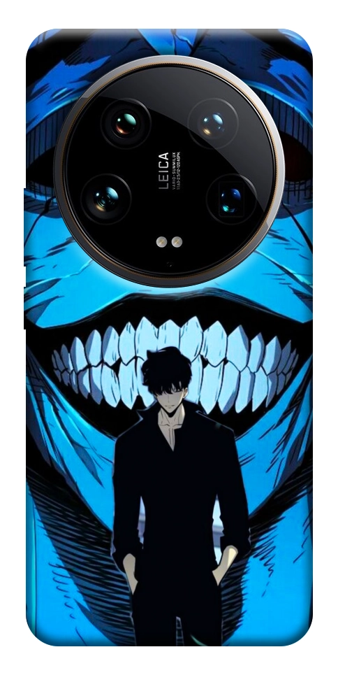 Чехол Solo leveling blue vibe для Xiaomi 14 Ultra