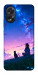 Чохол Space girl and cat для Oppo A38