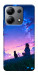 Чехол Space girl and cat для Xiaomi Redmi Note 13 4G