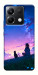 Чехол Space girl and cat для Xiaomi Poco X6