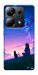 Чохол Space girl and cat для Xiaomi Poco M6