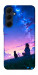 Чехол Space girl and cat для Galaxy A35