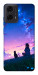 Чохол Space girl and cat для Motorola Moto G04