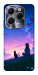 Чохол Space girl and cat для Infinix Hot 40
