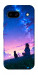 Чохол Space girl and cat для Google Pixel 8a