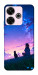 Чехол Space girl and cat для Xiaomi Redmi 13 4G