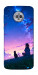 Чохол Space girl and cat для Motorola Moto G6 Plus