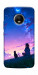 Чохол Space girl and cat для Motorola Moto G5S
