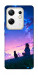 Чехол Space girl and cat для Infinix Zero 30 4G