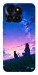 Чехол Space girl and cat для Huawei Honor X6a
