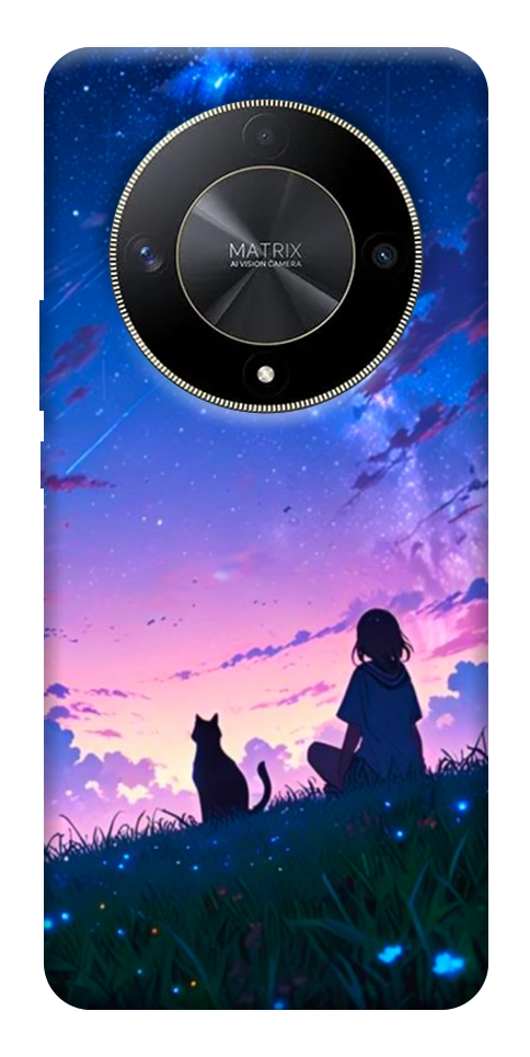 Чехол Space girl and cat для Huawei Magic6 Lite