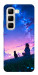Чохол Space girl and cat для Infinix Hot 50 4G