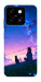 Чохол Space girl and cat для ZTE Blade A55 4G