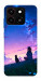 Чохол Space girl and cat для ZTE Blade A35 4G