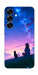 Чехол Space girl and cat для Galaxy S25