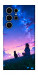 Чехол Space girl and cat для Galaxy S25 Ultra