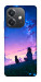 Чохол Space girl and cat для Oppo А3х 4G