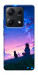 Чехол Space girl and cat для Xiaomi Redmi Note 14S