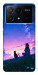Чехол Space girl and cat для Xiaomi Poco X6 Pro