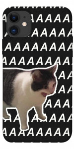 Чохол Сat screaming для iPhone 11