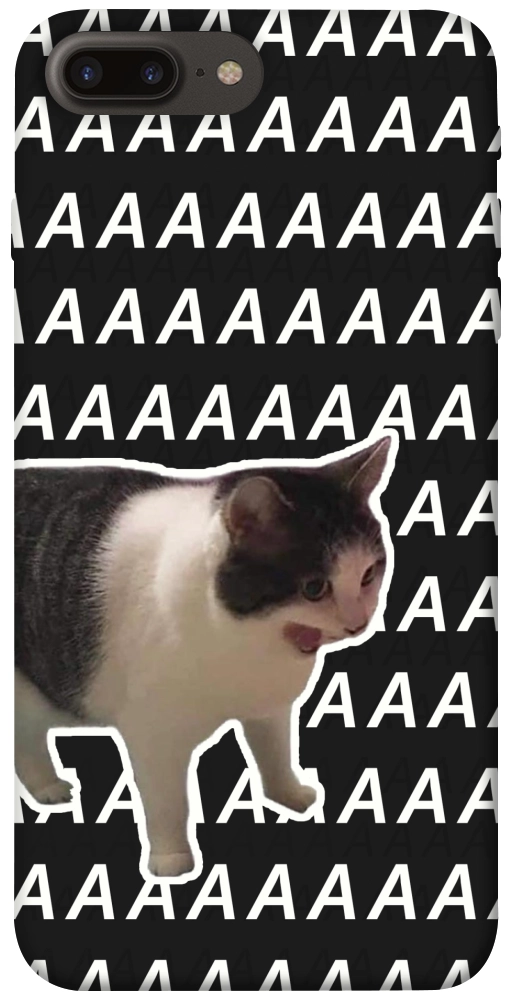 Чохол Сat screaming для iPhone 7 Plus