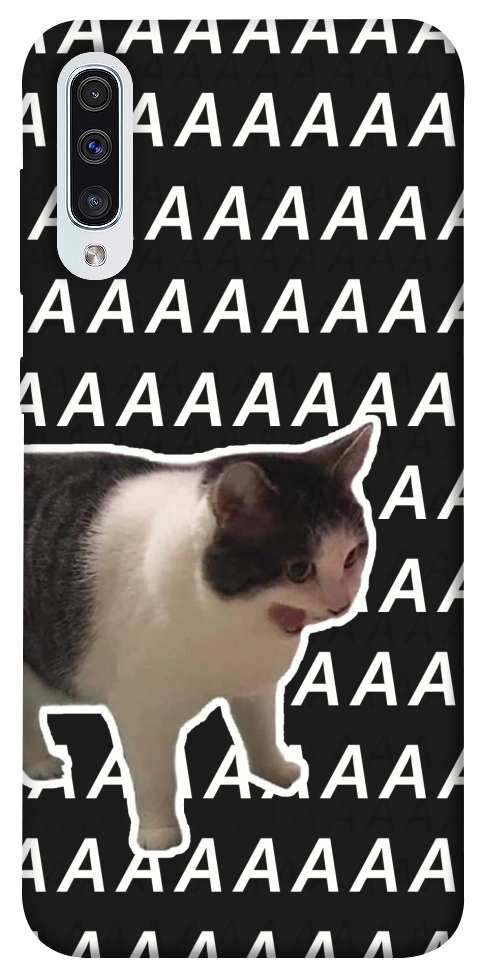 Чохол Сat screaming для Galaxy A50 (2019)