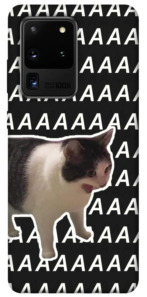 Чехол Сat screaming для Galaxy S20 Ultra (2020)