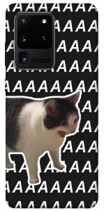 Чохол Сat screaming для Galaxy S20 Ultra (2020)