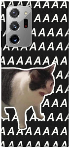 Чохол Сat screaming для Galaxy Note 20 Ultra