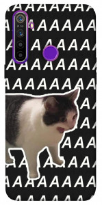 Чохол Сat screaming для Realme 5