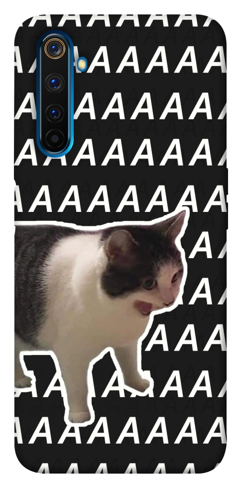 Чехол Сat screaming для Realme 6 Pro