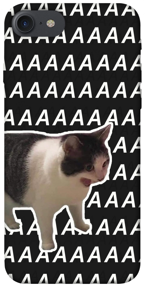 Чохол Сat screaming для iPhone 8